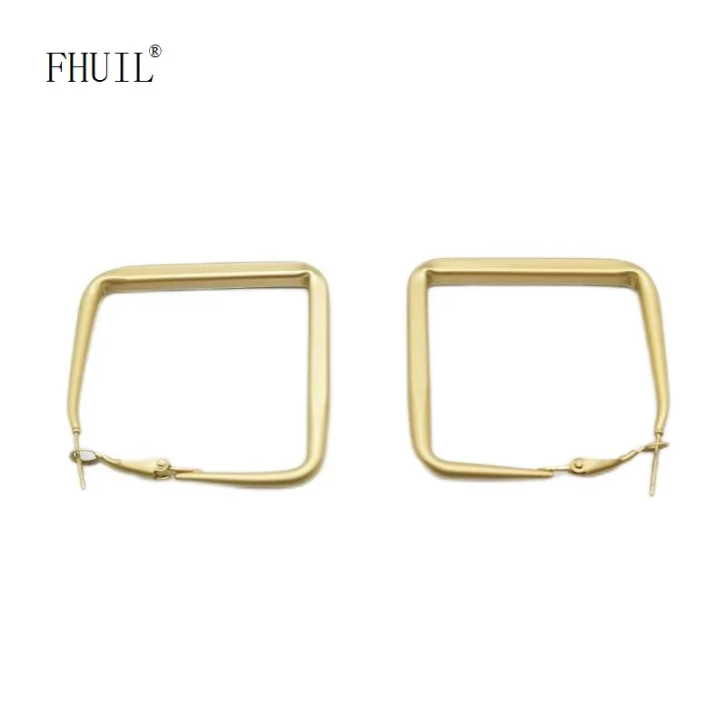 

Large Earring Luxury Matte Gold Color Big Drop Earrings For Women Fashion Jewelry 2023 Simple Style Gift Pendant Accessories