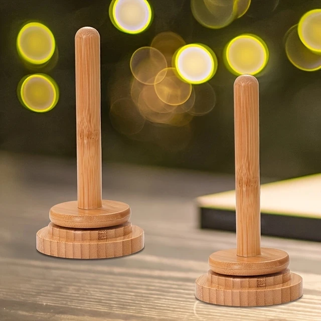 Bamboo And Wood Yarn Stand 5