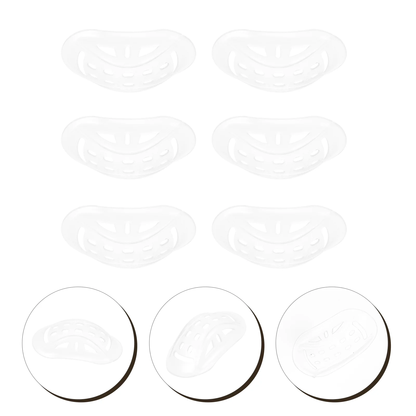 6Pcs Helmet Chin Pad Universal Chin Strap Chin Cup Creative Helmet