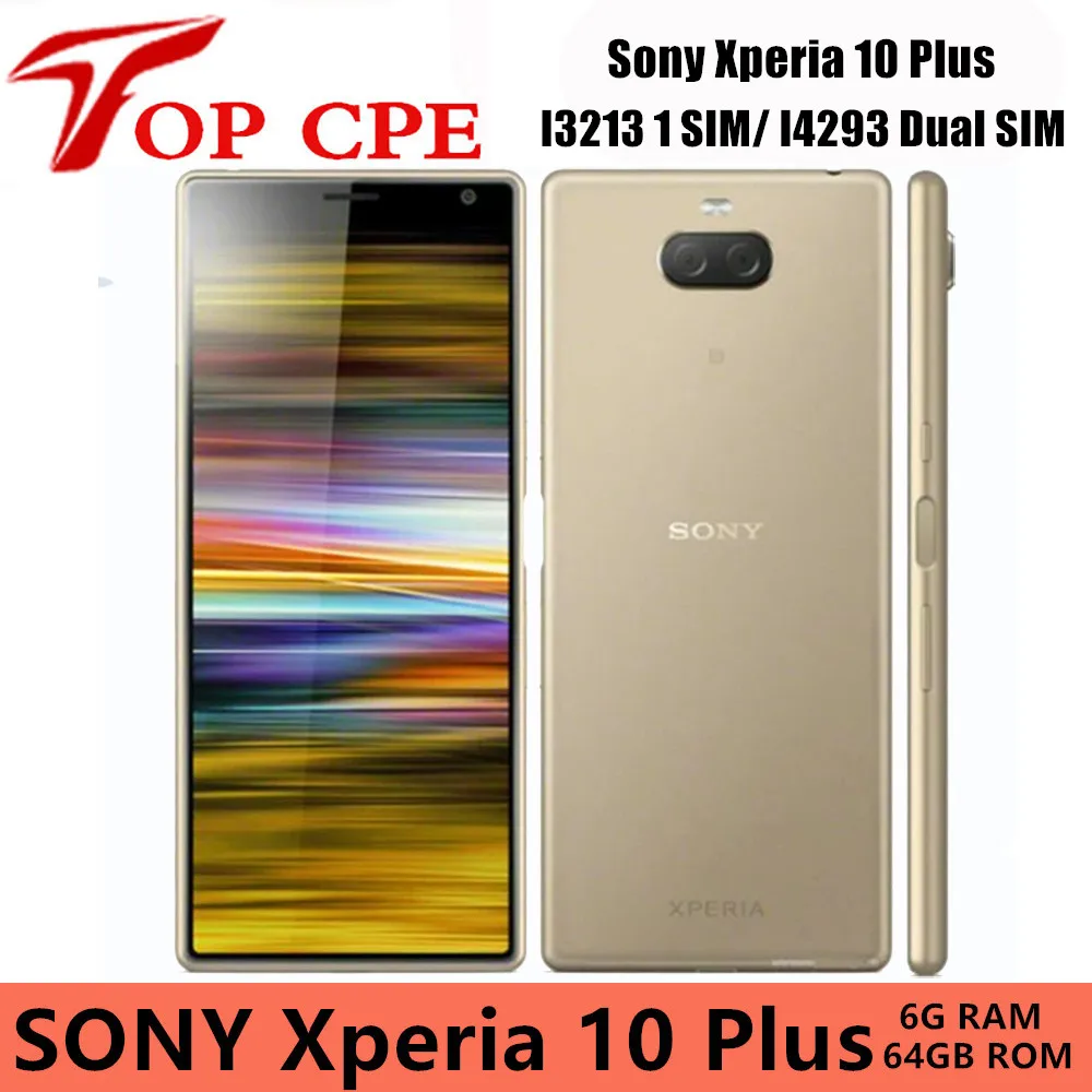 Sony Xperia 10 Plus 4G LTE Unlocked I3213 I4293 6.5''Single