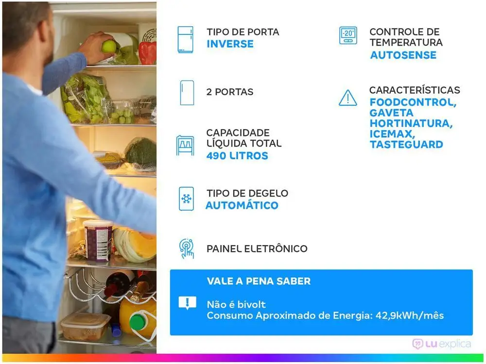 Geladeira/Refrigerador Electrolux Frost Free - 110V 2