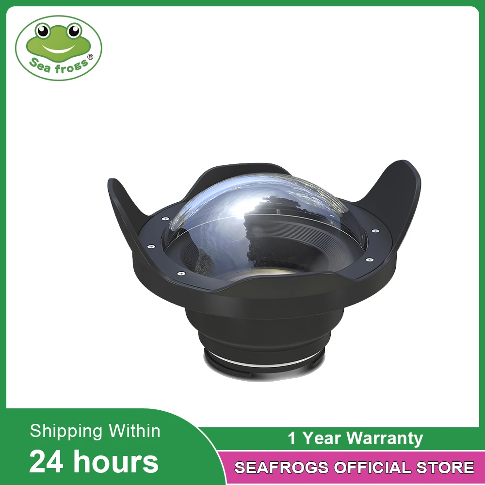 Seafrogs 6 Pollici Porta A Cupola Asciutta Per Meikon Seafrogs Alloggiamenti 40M 130Ft Telecamera Subacquea Fisheye Per Sony A7 Ii Panasonic Gh5