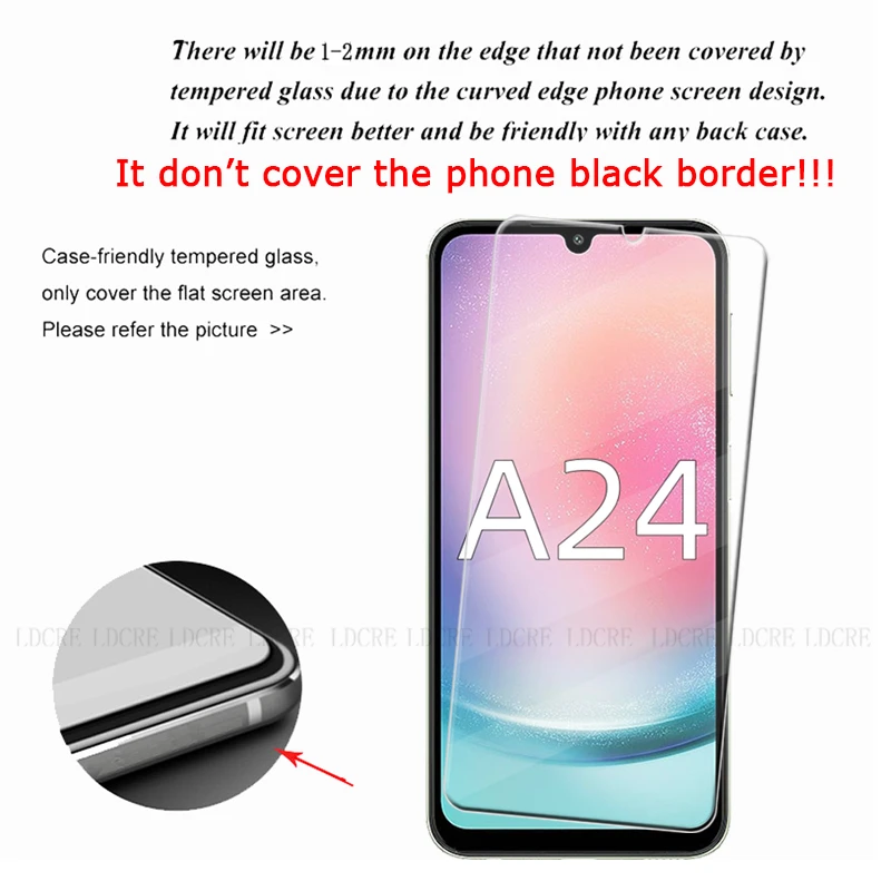 Premium Clear Tempered Glass Screen Protector (4-Pack)