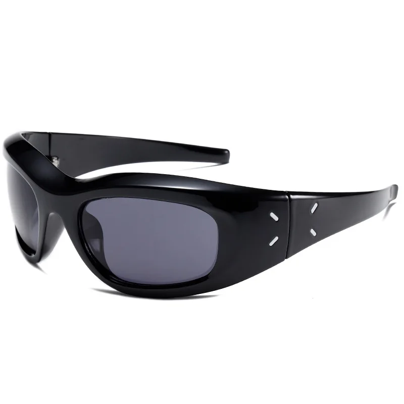 y2k Wraparound sunglasses Europe and America future wind ins men's and women's sports cycling surround the trend of fashion