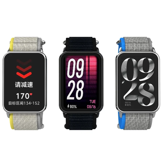 편안하고 내구성 있는 샤오미 미 밴드 8 프로 나일론 스트랩으로 스타일을 표현하세요.