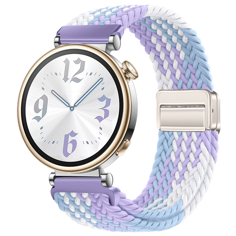 18mm Braided Magnetic Smartwatch Strap Bracelet Wristband