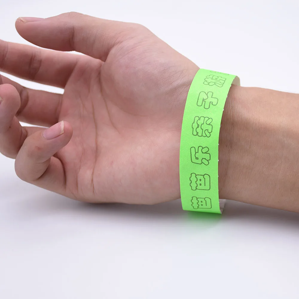 600ps of Tyvek paper bracelet universal size for adults and children suitable for all kinds of party dinners bangle bracelet