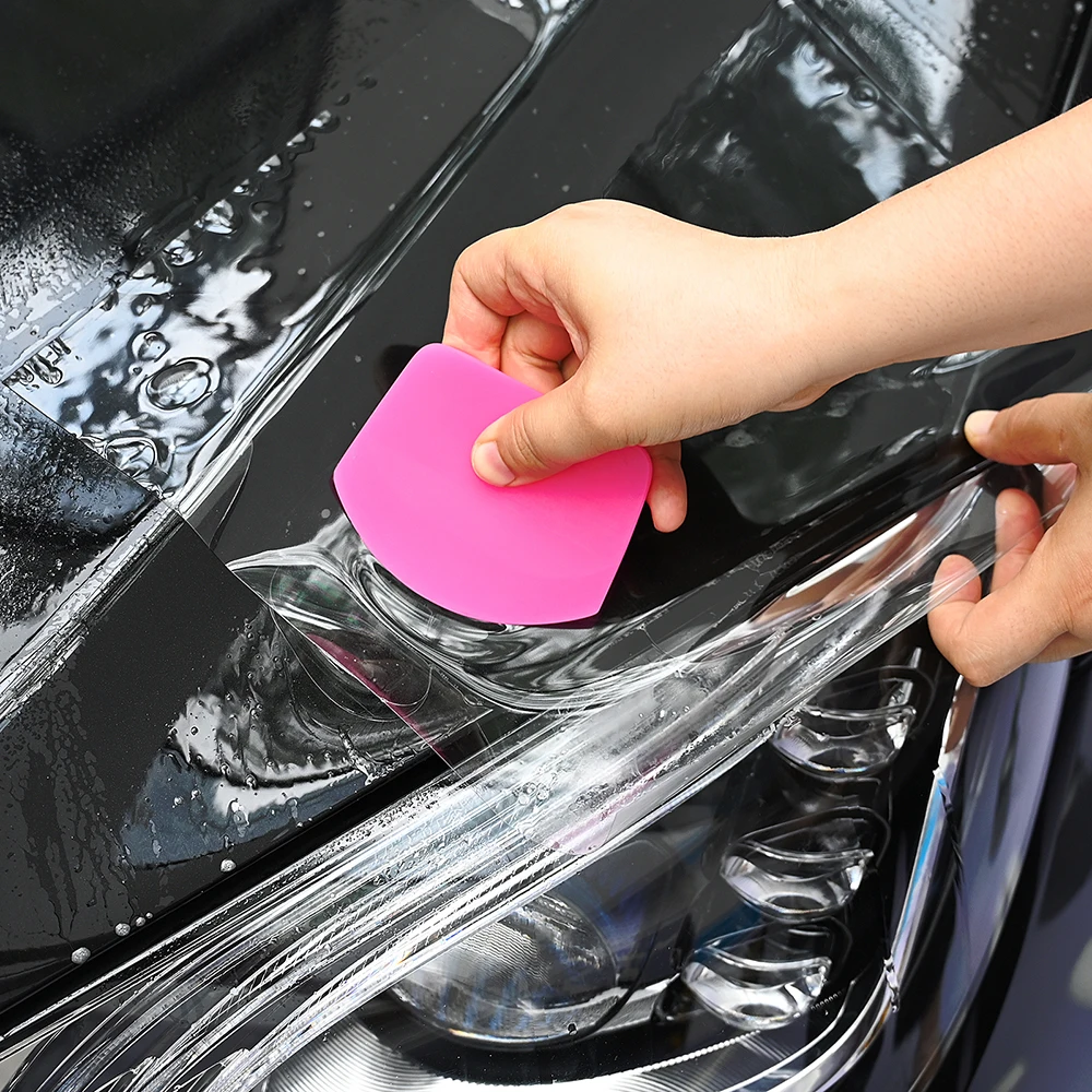 FOSHIO Window Glass Cleaning Tool Soft Water Wiper Remover Wrapping Squeegee Carbon Car Film Sticker Installing Vinyl Scraper