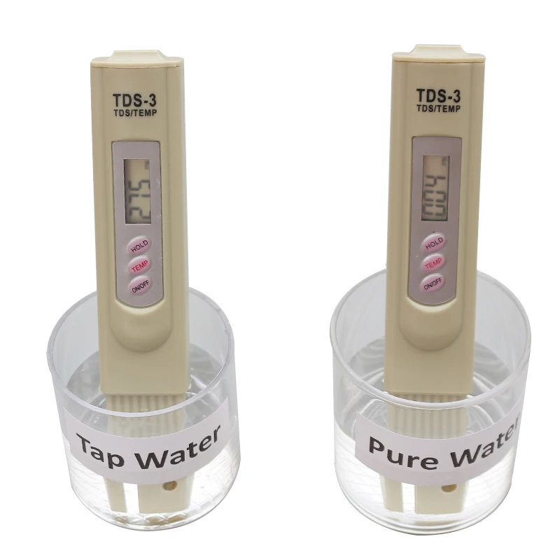 Handheld TDS Digital Water Tester Water Test Pen Quality Analysis Meter Purity Check 0-9999 ppm Measurement