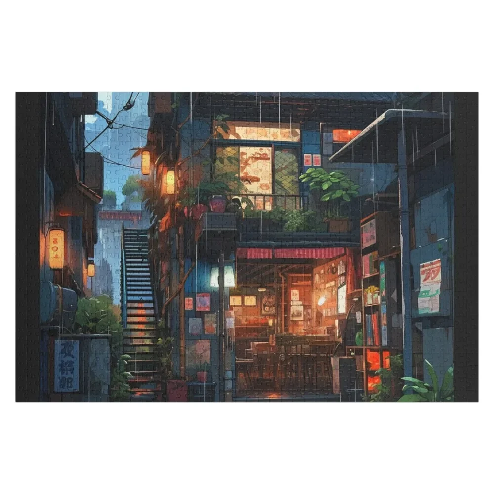 

Japanese bar in the rain Jigsaw Puzzle Iq Toys For Children Puzzle