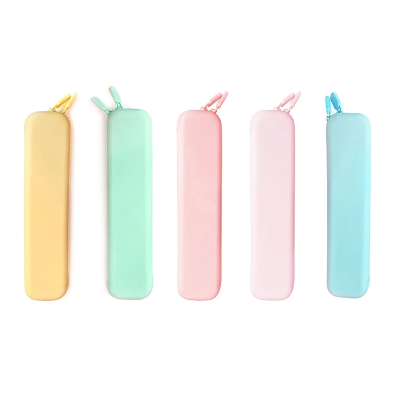 

Multifunctional Pencil Bag Pencil Case Stationery Bag Silicone Pen Bag Pencil Organiser Stationery Pouch for School