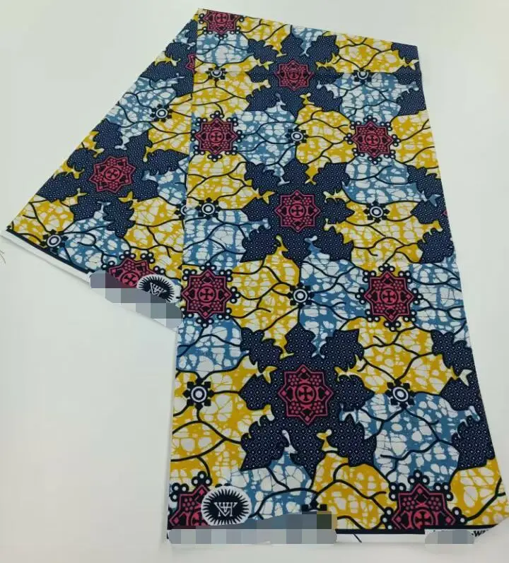 Guaranteed veritable african wax prints style ankara fabric ghana wax printed cotton african fabric real nigeria