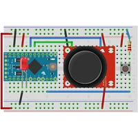 Game Joystick Sensor Game Controller Sensor JoyStick Breakout Module for Arduino PS2 Raspberry Pi 6