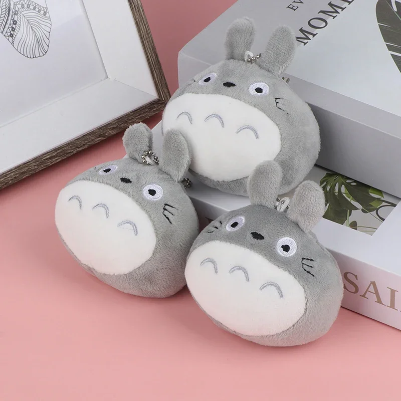 Cartoon Totoro Keychain Doll Keyring Bag Ornament Car Pendant Gift