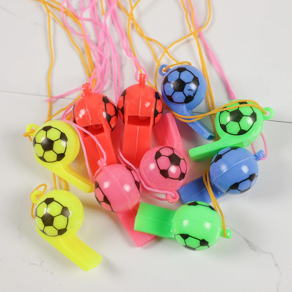 40Pcs Football Themed Sports Party Toys Set Soccer Whistle Mazz Tattoo Kids Birthday Party Favors Goodie Bag Pinata Filler party toys toy gift filler