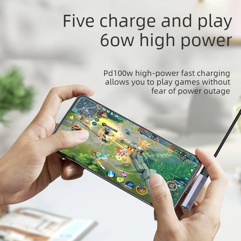2-in-1 USB Type-C - 3.5mm 이어폰 잭 어댑터 - 아이폰 15 16 17 휴대폰용 10W/100W 고속 충전 오디오 컨버터