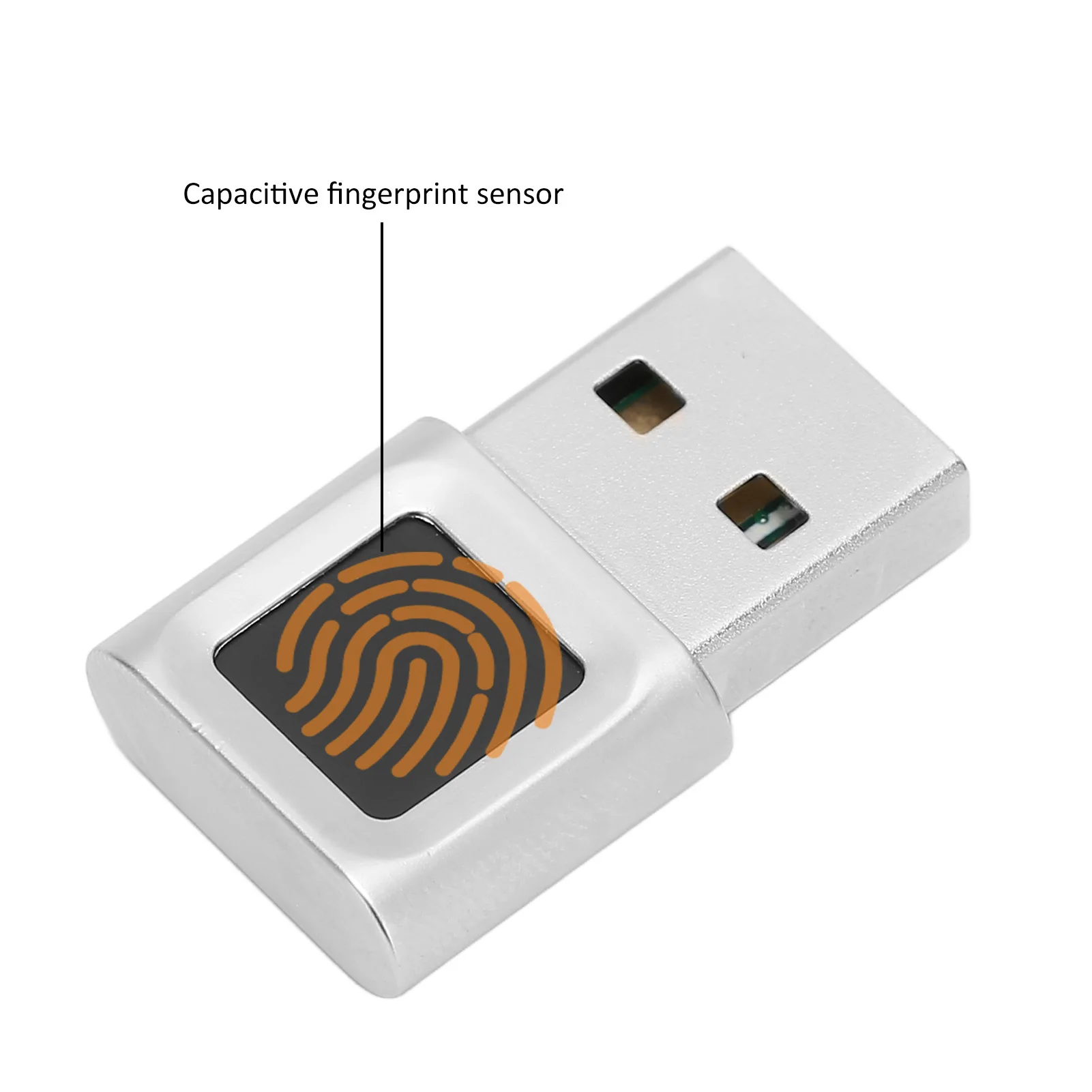 USB Fingerprint Reader Fast Matching Easy Small Size Plug and Play USB Fingerprint Sensor High Sensitivity for PC