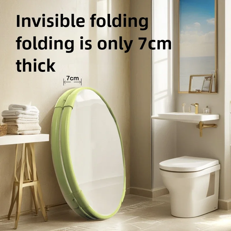 Installation-free Folding Tub Adult Full Body Bath Bucket Portable Bathtub Ready Household Children's Bath Bucket 70*66cm 4