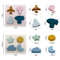 3D Holz Silikon Puzzle Montessori Set – Bild 4