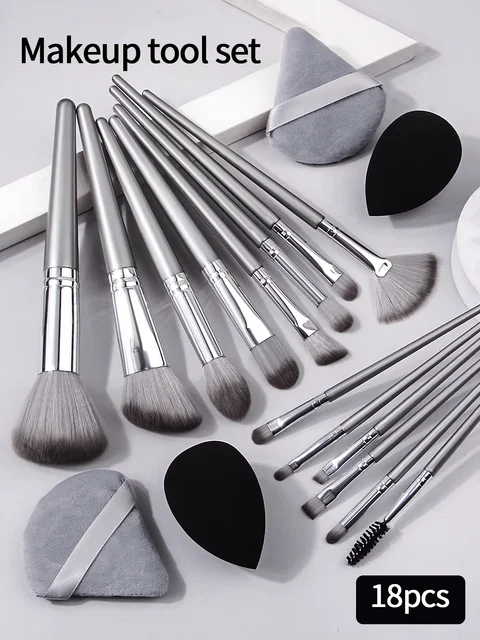 Face & Eye Cosmetic Brushes for Blending & Powder 1