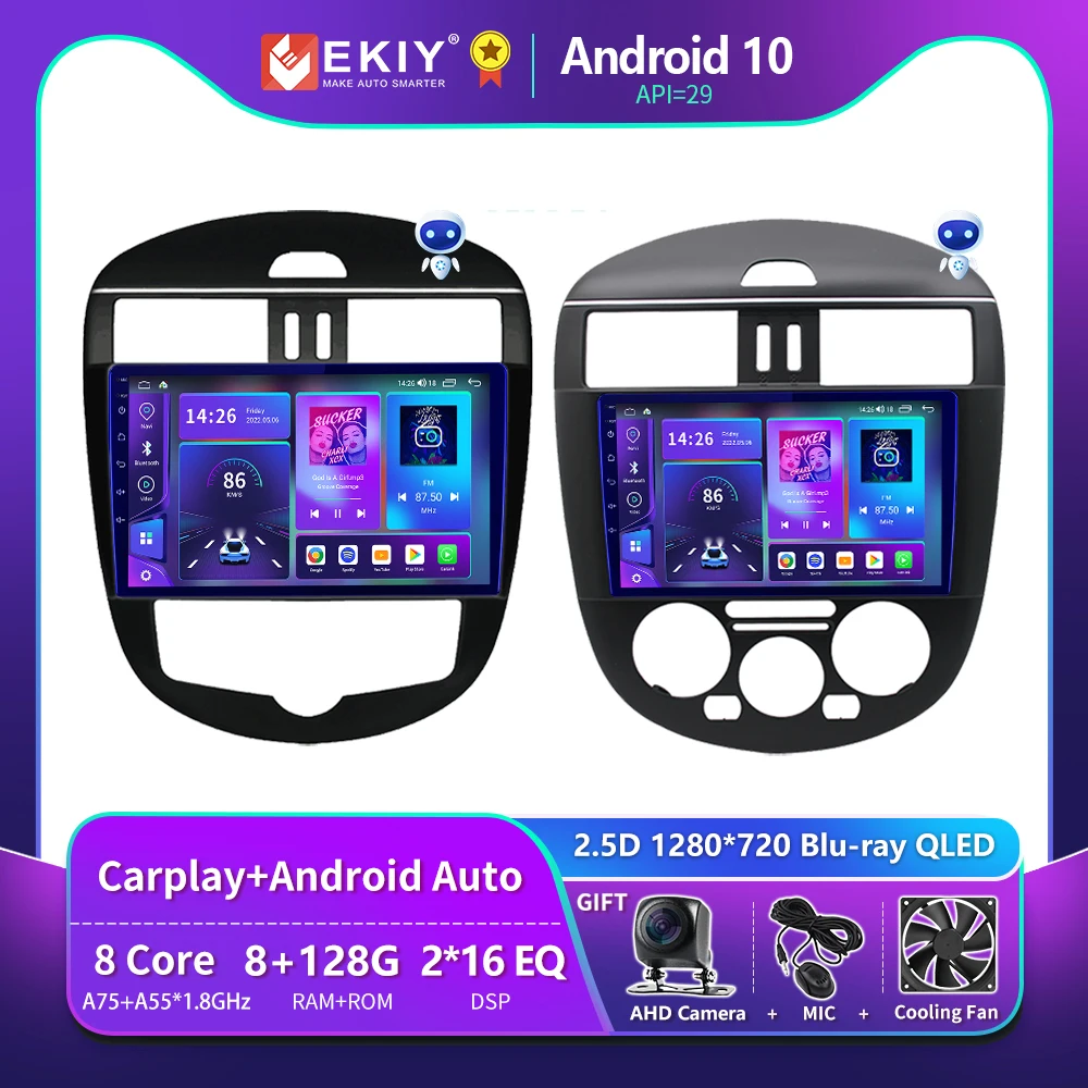 

EKIY T900 Andorid Auto Car Radio For Nissan TIIDA 2011-2015 DSP Multimedia Player GPS Navigation Touch Screen Carplay Stereo BT