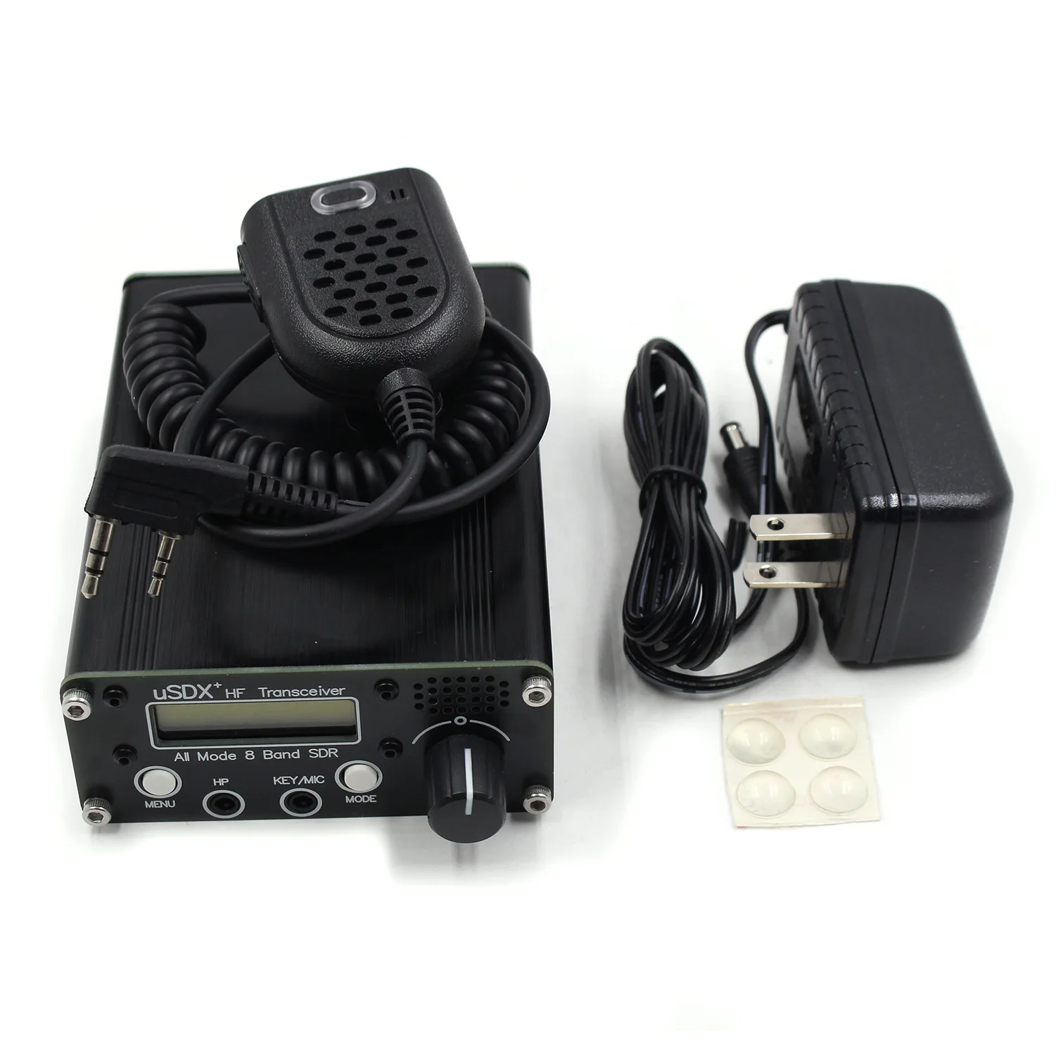 R1.02W 3-5W USDX+ V2 SDR Transceiver All Mode 8 Band HF Ham Radio QRP CW Transceiver 80M/60M/40M/30M/20M/17M/15M/10M radio receiver fm radio transmitter