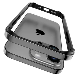 Premium Titanium Gray Metal Bumper Case - Sleek Phone Accessory for iPhone XR (Black)