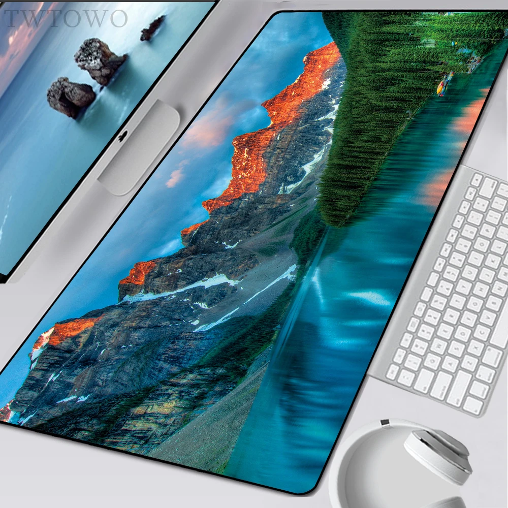 

Seaside Beach Mousepad New Home Large Custom Mouse Mat MousePads Desk Mats Anti-slip Gamer Laptop Office Table Mat Mice Pad