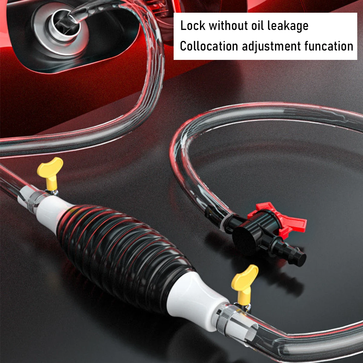 Hand Fuel Pump Car Oil Tank Sucker Oil Transfer Fuel Pump Pipe Petrol  Diesel Liquid Manual Pump Syphon Car Gas Gasoline Saver