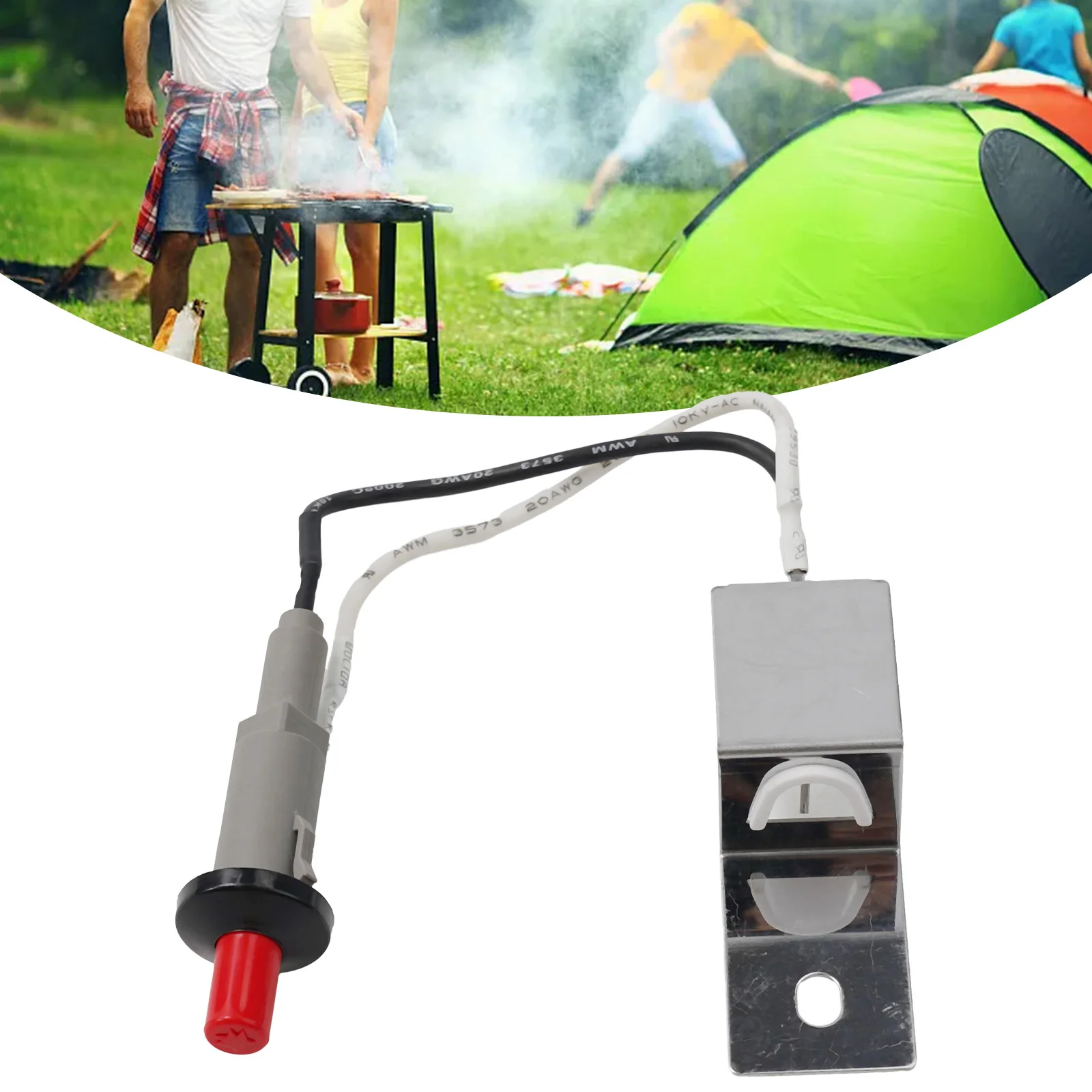 Ignition Assembly Replacement Kit Electronic Ignition Button Set For Weber Q100 Q120 Q200 Q220 Q1000 Q2000 BBQ Grill Supplies gas cooker igniter