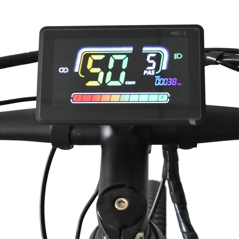 B04C-H6C-2 E-Bike Bluetooth Speedometer LCD Display Electric Scooter Meter Dashboard UART For Mountain Electric Bike