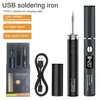 Fer à souder USB 5V 8W avec batterie au lithium, outils de soudage de réparation portables, fer à souder électrique, station de soudage, fil à souder 2