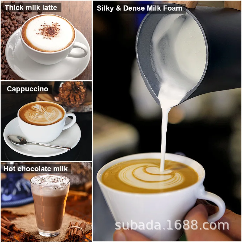 NEW Automatic Hot And Cold Milk Frother Warmer for Latte, Foam Maker for  Coffee, Hot Chocolates, Cappuccino - AliExpress