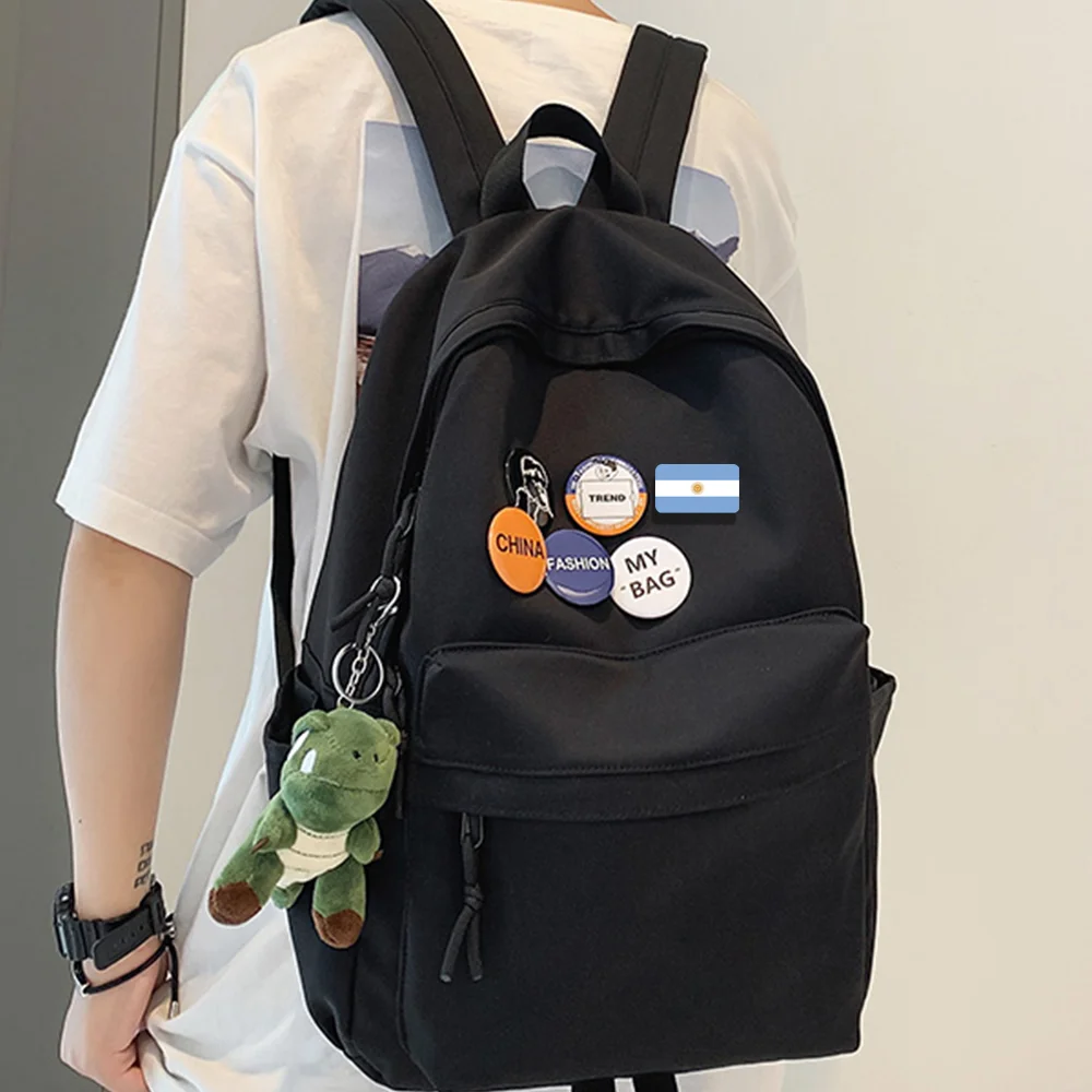 10Pcs Argentina Flag Brooch Vintage Lapel Pins For Backpacks Hat Clothes Patriotic Trinket Acrylic Jewelry Badges