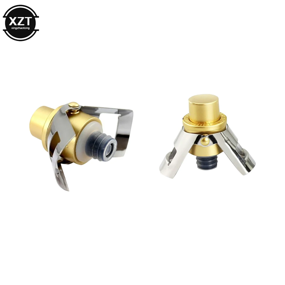 Vacuum Champagne Stopper Pressure Pump Keep Fizz Bubbly Prosecco Cava Sparkling Wine Bottle Plugs Sealer Silicone Caps