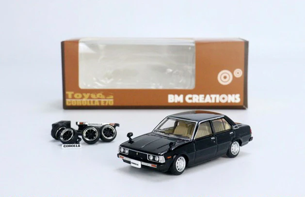 

Игрушечная модель автомобиля из сплава под давлением, 1:64, ToyYotaA Corolla 1996 AE100