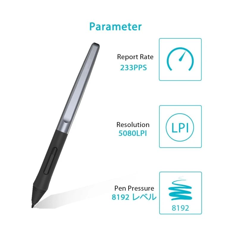 HUION PW100 ͸  ŸϷ  , 8192 з , H640P H950P H1060P H1161 HC16 HS64 HS610