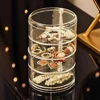1PC Spinning Jewelry Organizer Organize Earrings Children's Headdress Hair Accessories Organizer Desktop Decoration 5
