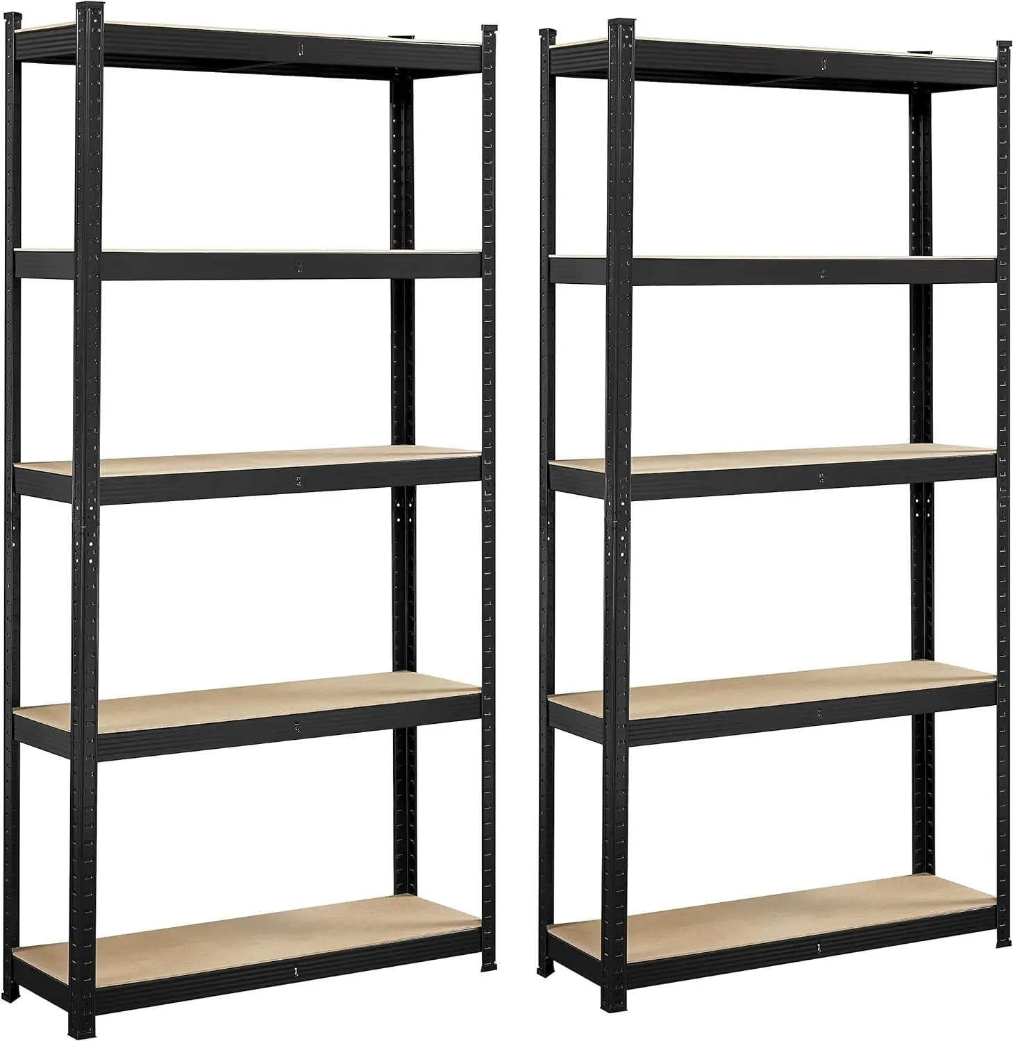 

Storage Shelves 5 Tier Adjustable Metal Shelving Unit Utility Shelves Garage Storage Racks for Warehouse Garage Pantry Kitchen