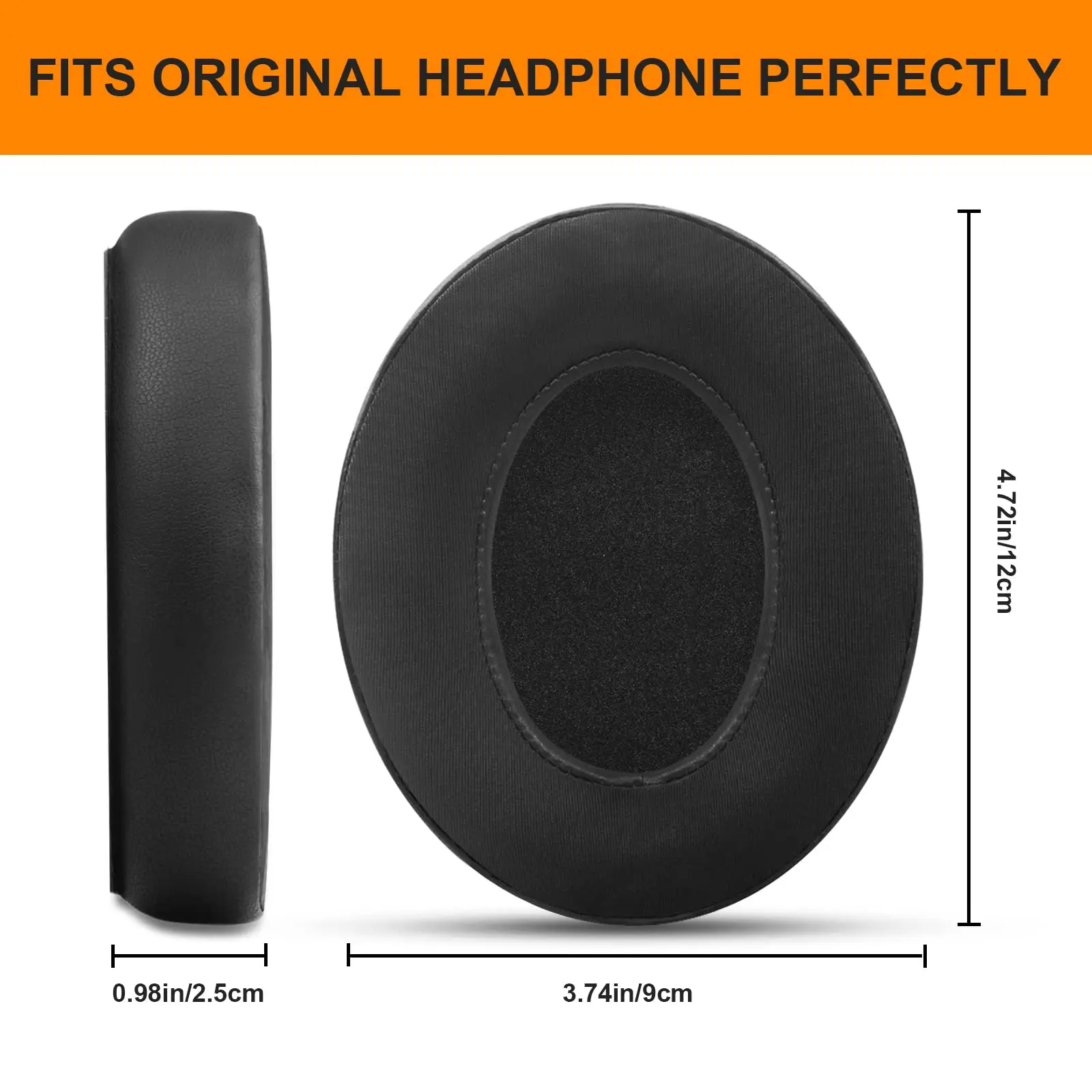 Cooling-Gel Replacement Earpads Cushions for Sennheiser HD598/HD558/HD599/HD569/HD579/HD515/HD555/HD560s/HD518 Headphones