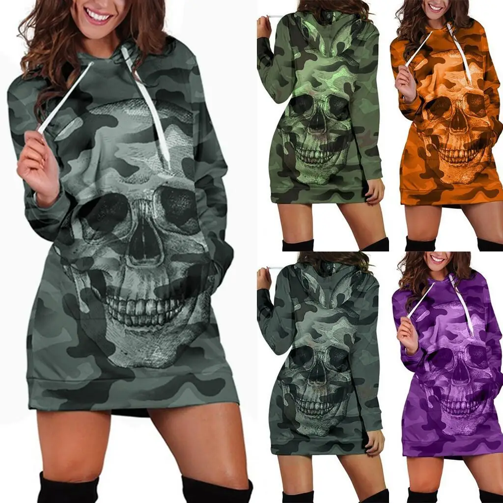 

2023 Autumn/Winter Women's Camo Long Sleeve Sweater