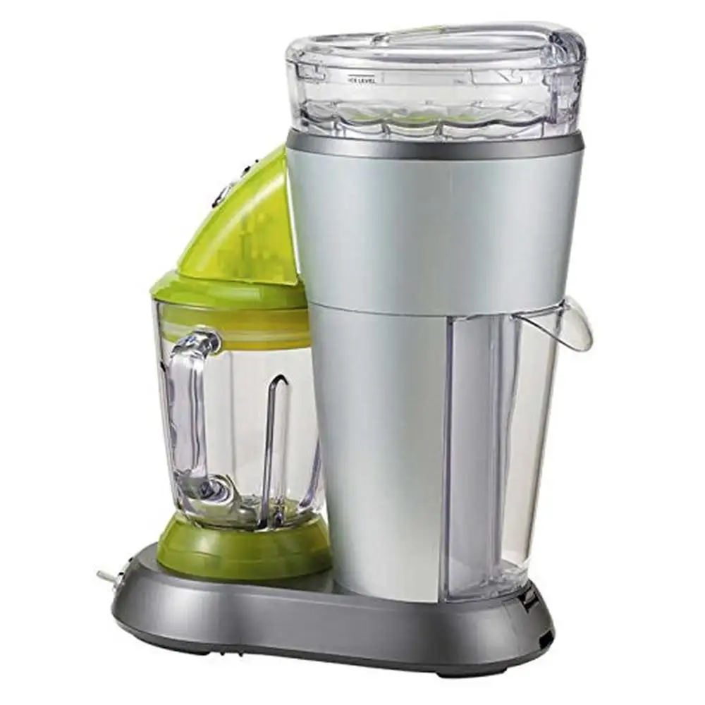 Frozen Concoction Maker with Ice Shaving Blade & No-Brainer Mixer 36oz Capacity Automatic Blend/Shave Tropical Party Drinks 3