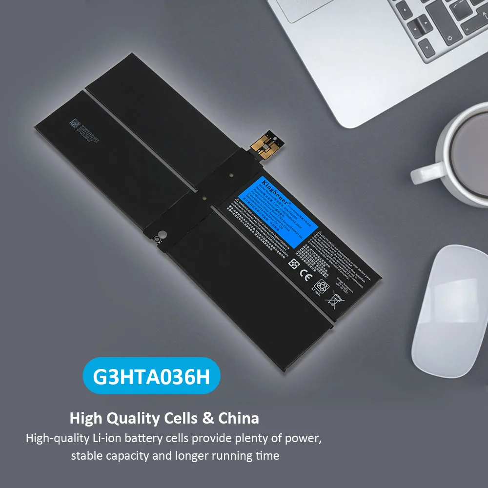 Kingsener-bateria do Portátil para o Microsoft Surface 1ª Geração 1769 2023 Série 7.57v 54.2 wh 5970mah Células G3hta036h Dynk01 - Imagem 3