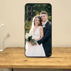 Customized Straight Edge Phone Case with Modern Design - Galaxy Note10 (Black)