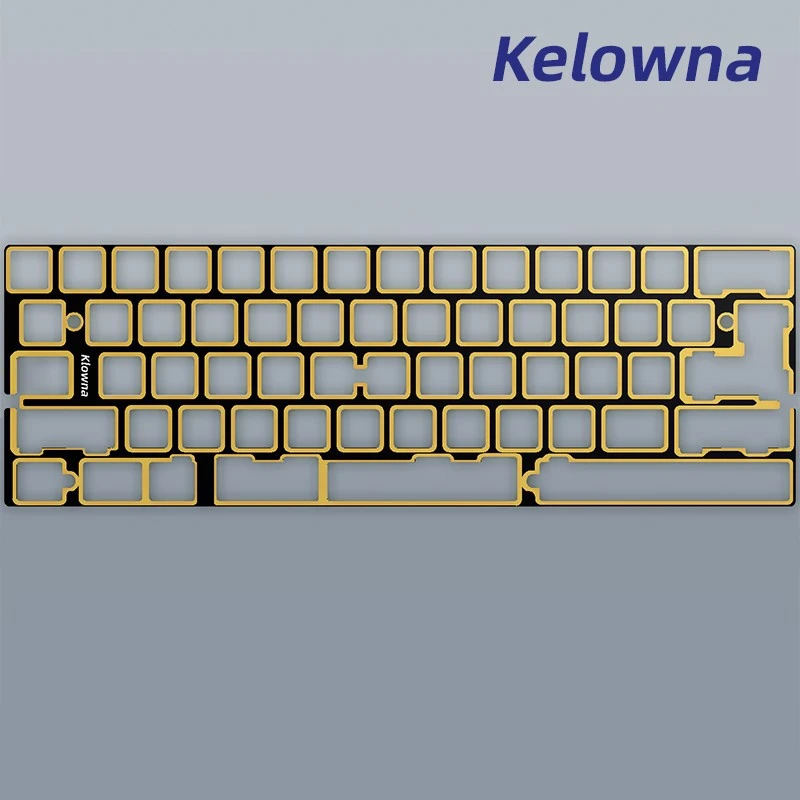 Kelowna Keyboard Fr4 Glass Fiber Immersion Gold 60 Layout Positioning