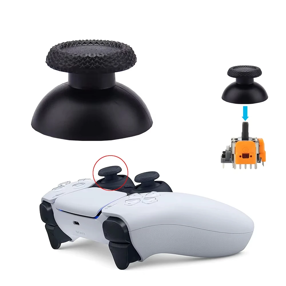 Joystick Replacement Arcade Joystick Game Joystick Joystick Module Replacement Hall Effect 3D Analog Joystick for Playstation 5 DualSense PS5 Controller Thumbstick Repair Parts Accessory