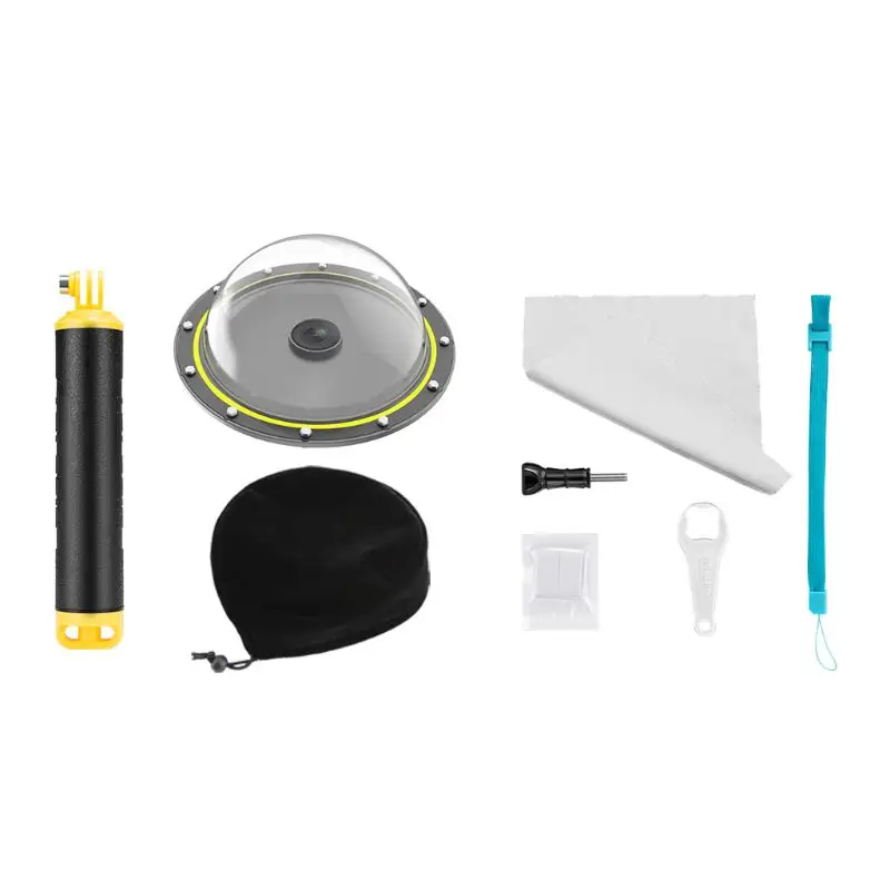 

DXAB Underwater Dome Handheld Tray Dome Port Housing Case Waterproof Diving Protective Case for OSMO Action Camera