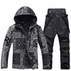 Winter Ski Suit Set Cold Snowboard Men/Women Double Board Hooded Skiing Ski Suit Waterproof Windproof Outdoor Skiing Jacket/Pant 4