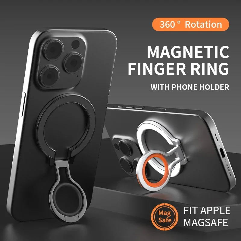 Magnetic Phone Ring Holder and Stand – Universal Smartphone Grip Accessory