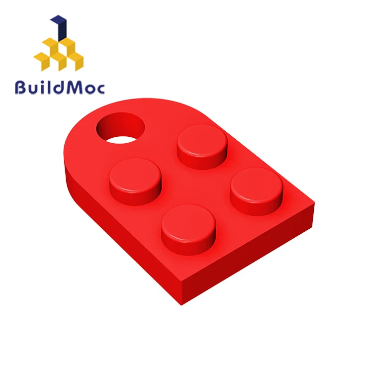 stackable block MOC 3176 Brick Heart Necklace/Key ring toys 2 x 2Heart-shaped Multicolor Compatible with  Educational Toy Gift for Children Click Blocks Blocks
